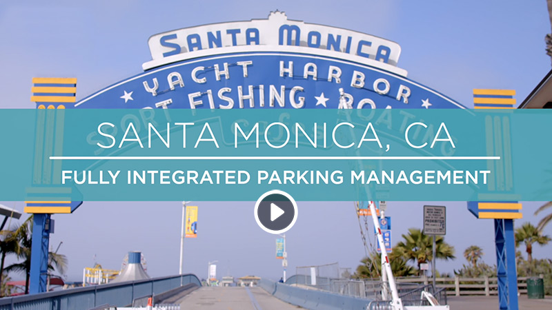 Santa Monica CA – Fully Integrated Parking Management – DMS
