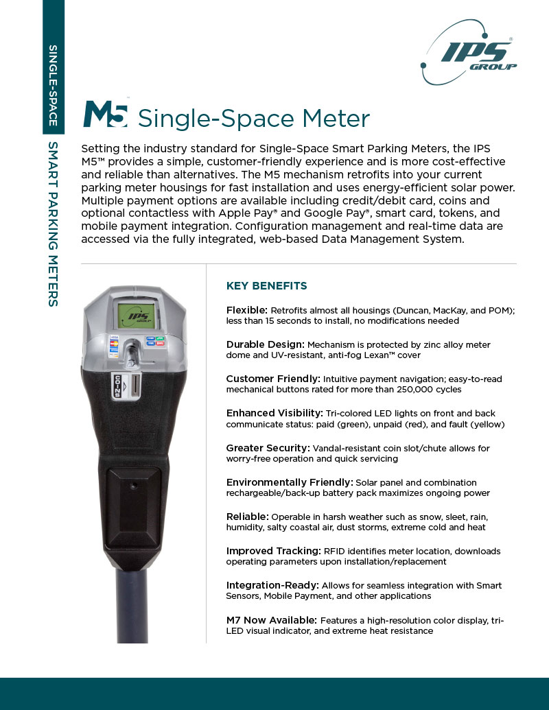 M5 Single-Space Parking Meter